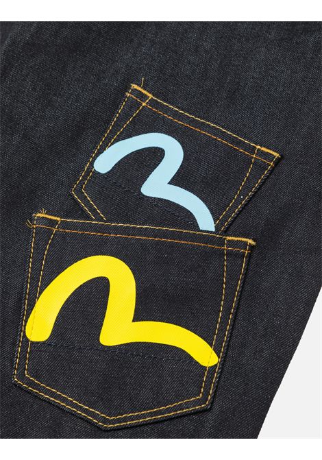 Jeans 5 tasche EVISU | 2EAHTM4JE1256INDX RAW INDIGO